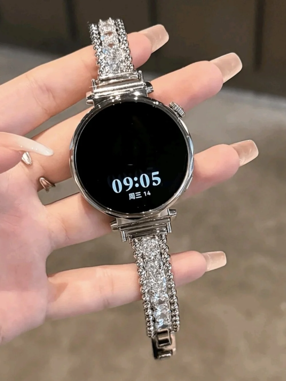 Smartwatch Band Crystal Silver  Bracelet for Smartwatch